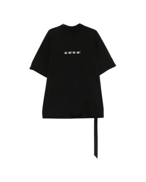 Rick Owens Logo-Print T-Shirt - Black