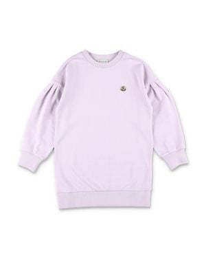 Moncler Sweatshirt Dress For Girls - Pink