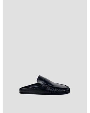 Jil Sander Ovine Leather Sabot - Blue