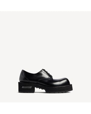 Balenciaga Venom Derby Dress Shoes - Black
