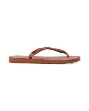 Havaianas Top Glow Flip Flops - Brown