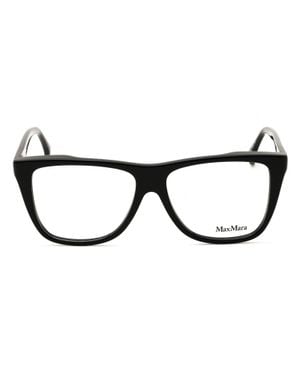 Max Mara Sleek Rectangular Eyeglasses - Brown