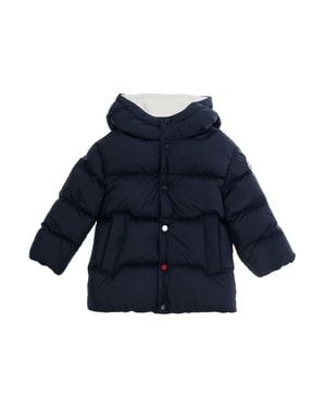 Moncler Boy's Hooded Puffer Jacket - Blue