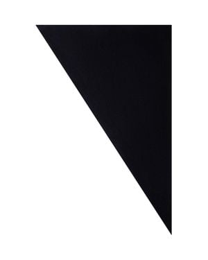 Vanisé Triangular Kitty Print Scarf - Black