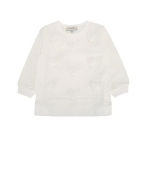 Twinset Kids Pom-Pom Sweatshirt & Pants Set - White
