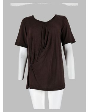 Uma Wang Soft Modal-Blend Stretch Top For - Black