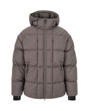 Hiking Patrol Hooded Down Puffer Jacket - Gray