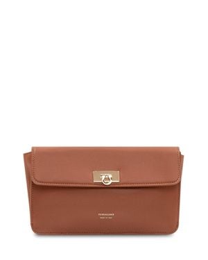 Ferragamo Mini Harleth Estane Handbag - Brown