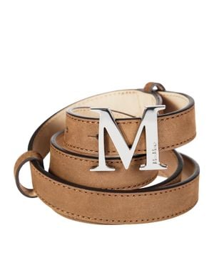 Max Mara Classic Suede Belt For - Multicolor