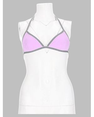 Versace Designer Swimsuit With Sculpted Silhouette - Pink
