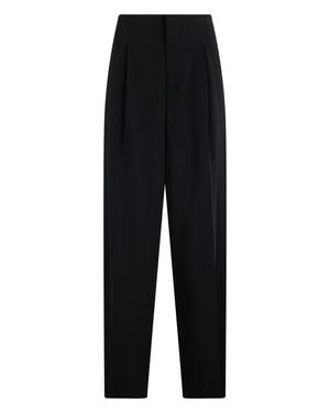 Alberta Ferretti Pants With Pleats - Black