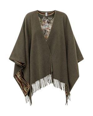 Ferragamo Felindr Cape Scarf - Green