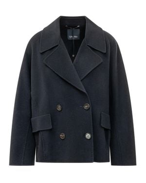 Max Mara Smmadele Overcoat - Blue