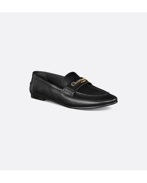 Dior Ballet Flat Quilted Cannage Calfskin - Black