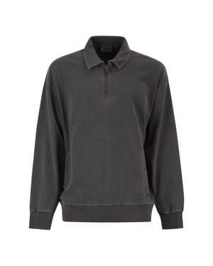 Carhartt Harper Half-Zip Polo Shirt - Gray