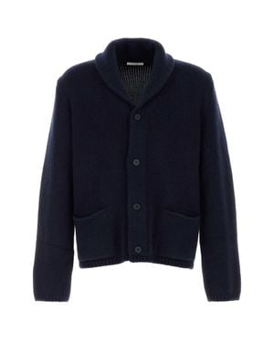 The Row Cashmere And Cotton For Cardigan - Blue