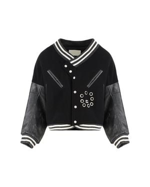 EZR Long-Sleeve Bomber Jacket - Black