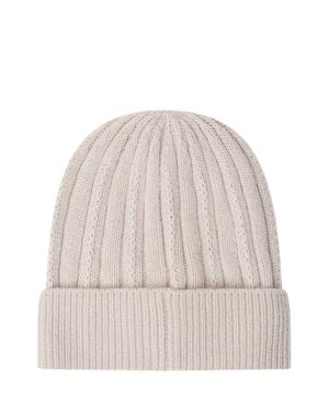 Moncler Luxury Winter Hat - Natural
