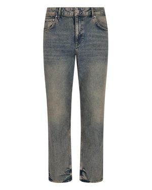 Represent Straight-Leg Denim Jeans With Worn Effect - Gray