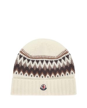 Moncler Mini Kids Hat - Natural