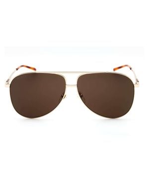 Gucci Metal Aviator Sunglasses For - Brown