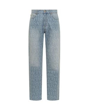 Versace Allover Jeans - Blue