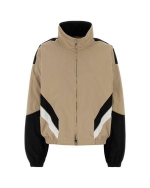 Stella McCartney Polyester-Blend Bomber Jacket With Viscose Lining - Natural