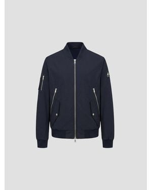 Moose Knuckles Sophisticated Bomber Jacket - Blue