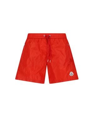 Moncler Lightweight Polyamide Jacket - Red