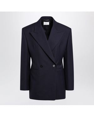 Saint Laurent Doublebreasted Jacket - Blue