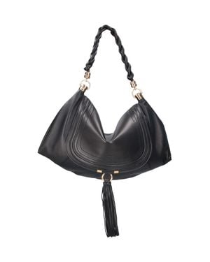 Chloé Chic Mini Leather Shoulder Bag - Black