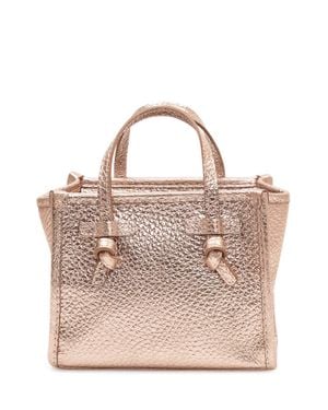 Gianni Chiarini Mini Handbag With Double Handles And Knot Detailing - Pink