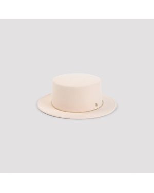 Maison Michel Augusta Felt Wool Hat - Pink