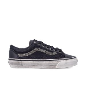 Vans Mesh Low-Top Platform Sneakers - Blue