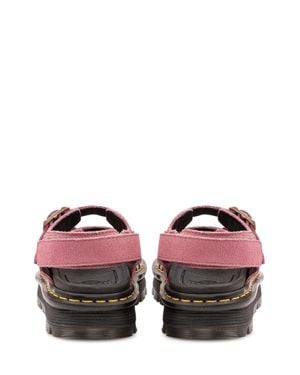 Dr. Martens Chic Sandals With Stylish Straps - Pink