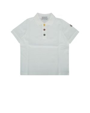 Moncler Ss Polo - Gray