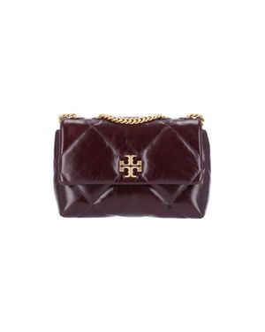 Tory Burch 100% Cow Leather Tote Bag - Purple