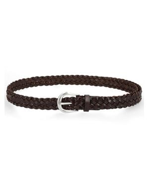 Studio Nicholson Leather Brass Buckle - Brown