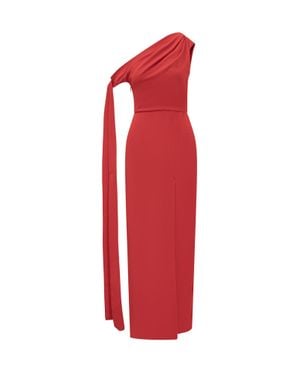 Solace London Mini Suit Dress - Red
