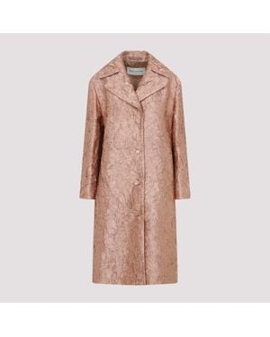 Dries Van Noten Ricca Coat - Pink