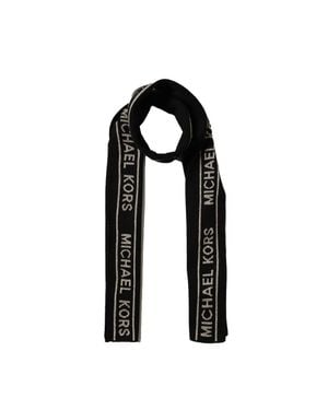 Michael Kors Scarf With Logo - Black
