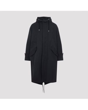 Ami Paris Ami Padded Parka Jacket - Black