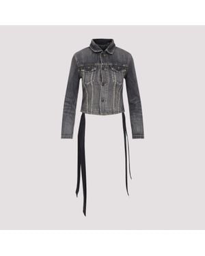 Balenciaga Lace Up Jacket - Black