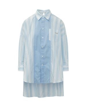 Marni Oversize Pocket Shirt - Blue