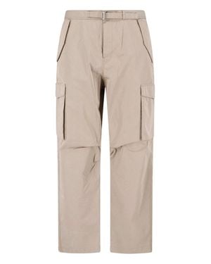 Paul Smith Mid-Rise Cotton Cargo Pants - Natural
