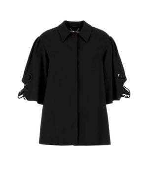 Blumarine Oversize Cady Blazer - Black