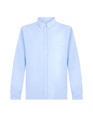 Maison Kitsuné Long Sleeve Shirt - Blue