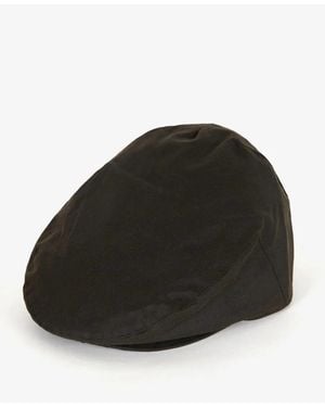 Barbour Waxed Cotton Fitted Cap - Black