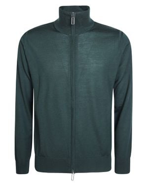 Paolo Pecora Classic Sweater Cardigan - Green