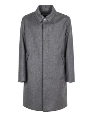 Canali Wool Coat - Gray